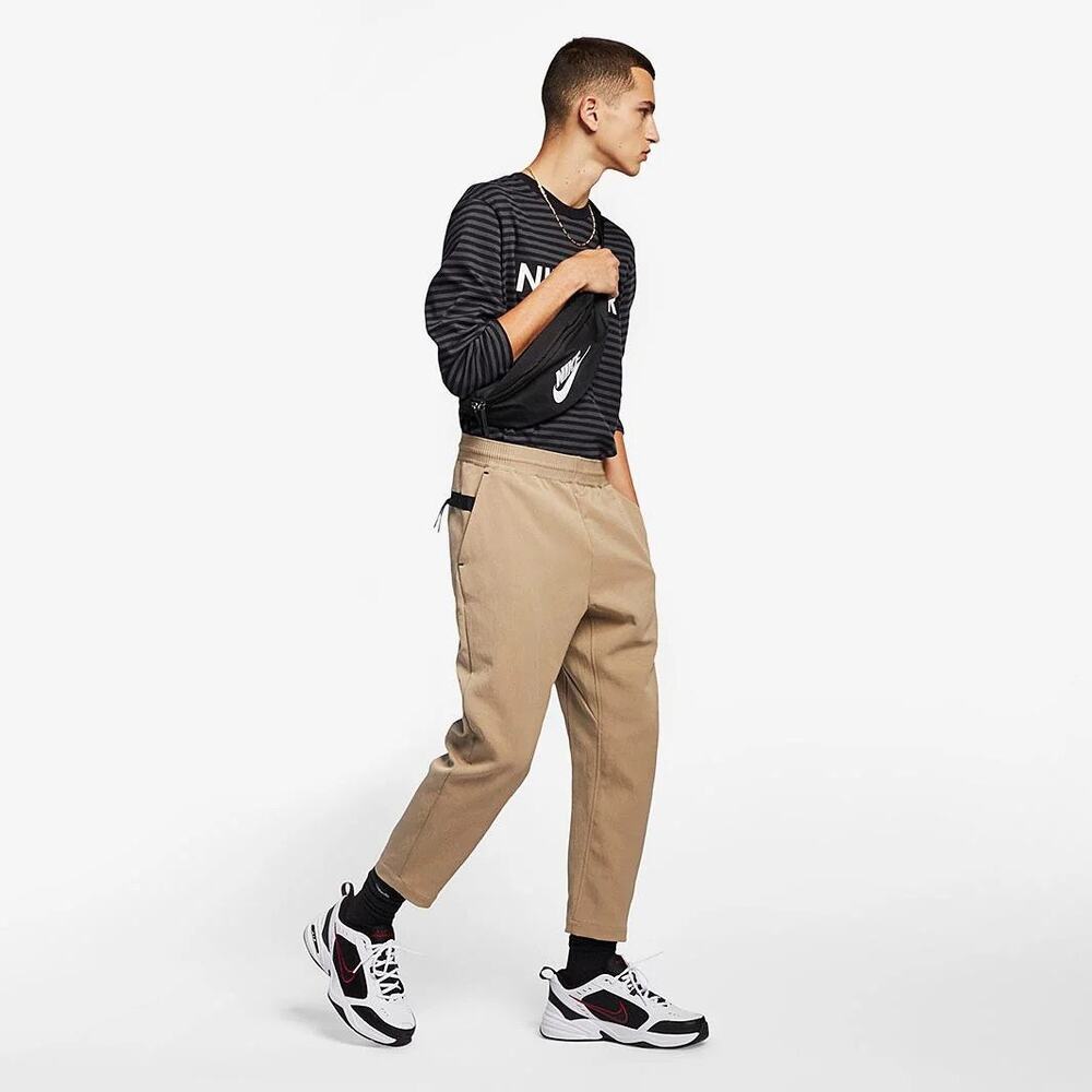 Nike Tech Pack Woven Crop Pants Tan Khaki Mens Large Sportswear Streetwear Brown